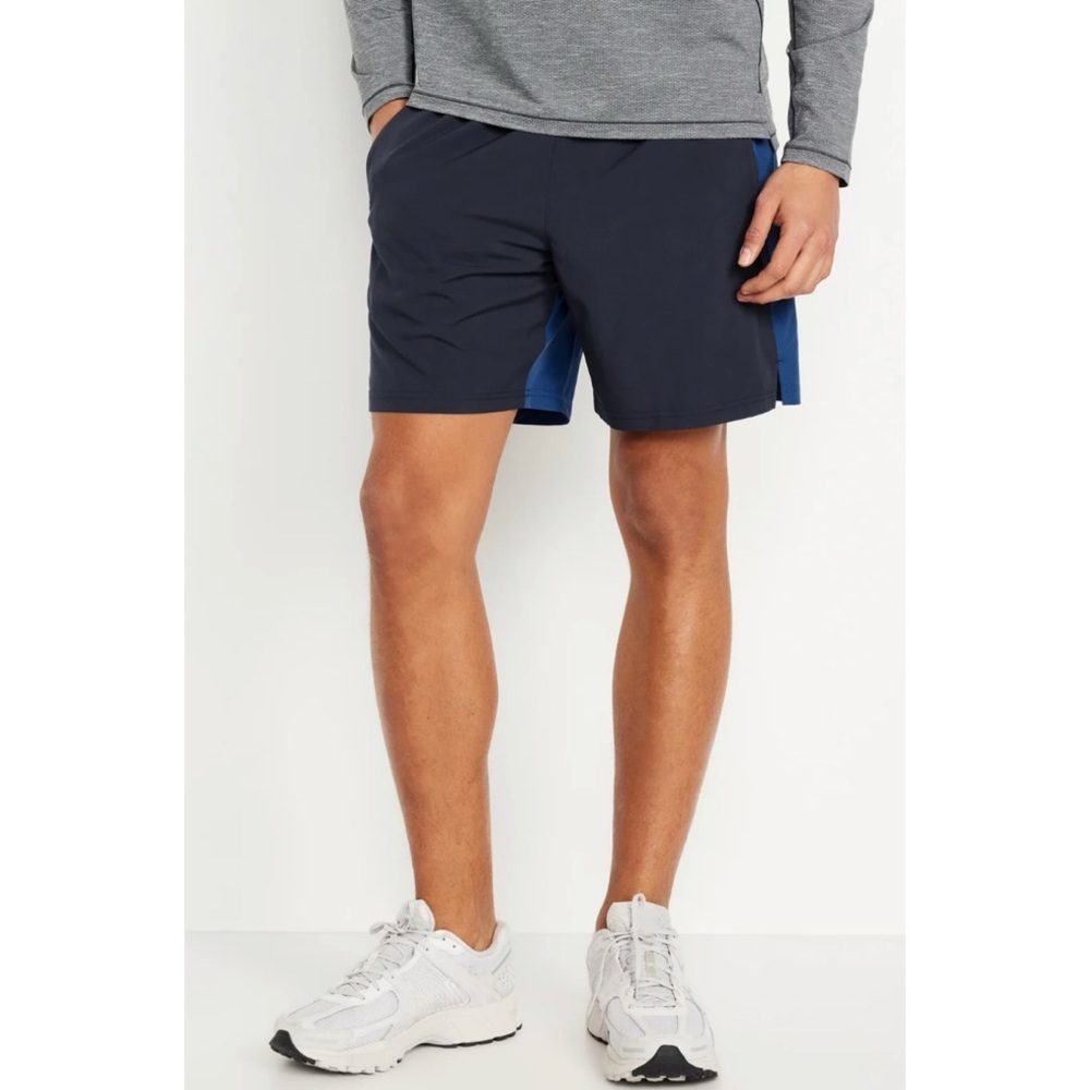 Old Navy Navy Blue Combo Quick Dry Essential Woven Workout Athletic Shorts M